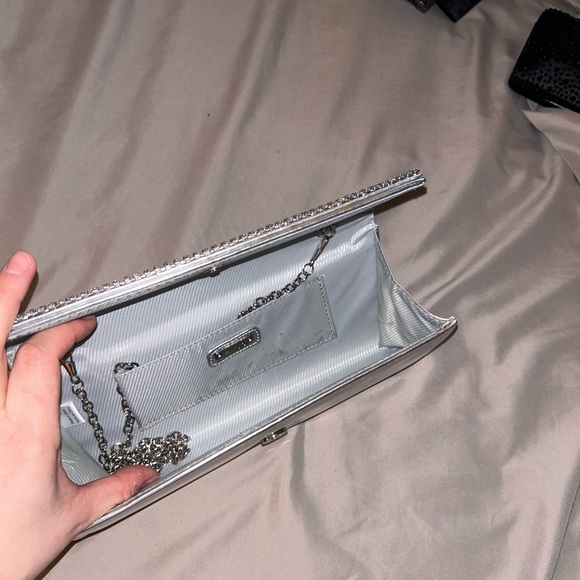 Silver Aldo Clutch - Picture 4 of 4